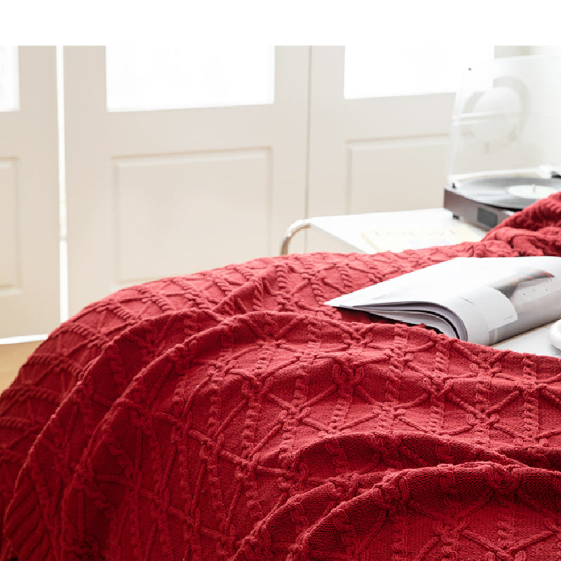 3color sweater design blanket