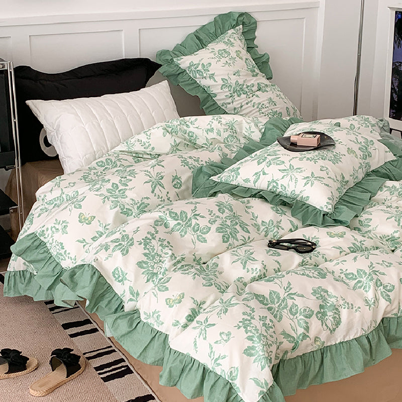 15design frill flower bedlinen set