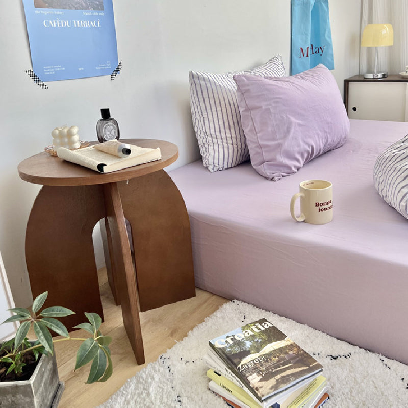 pastel stripe bedlinen set