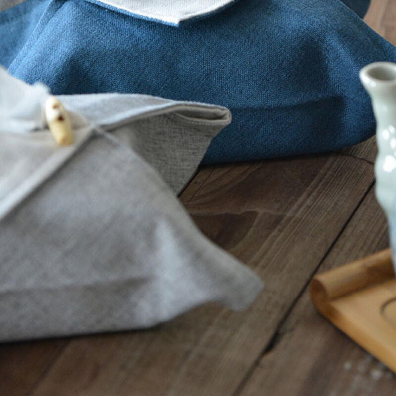 6color simple linen tissue case