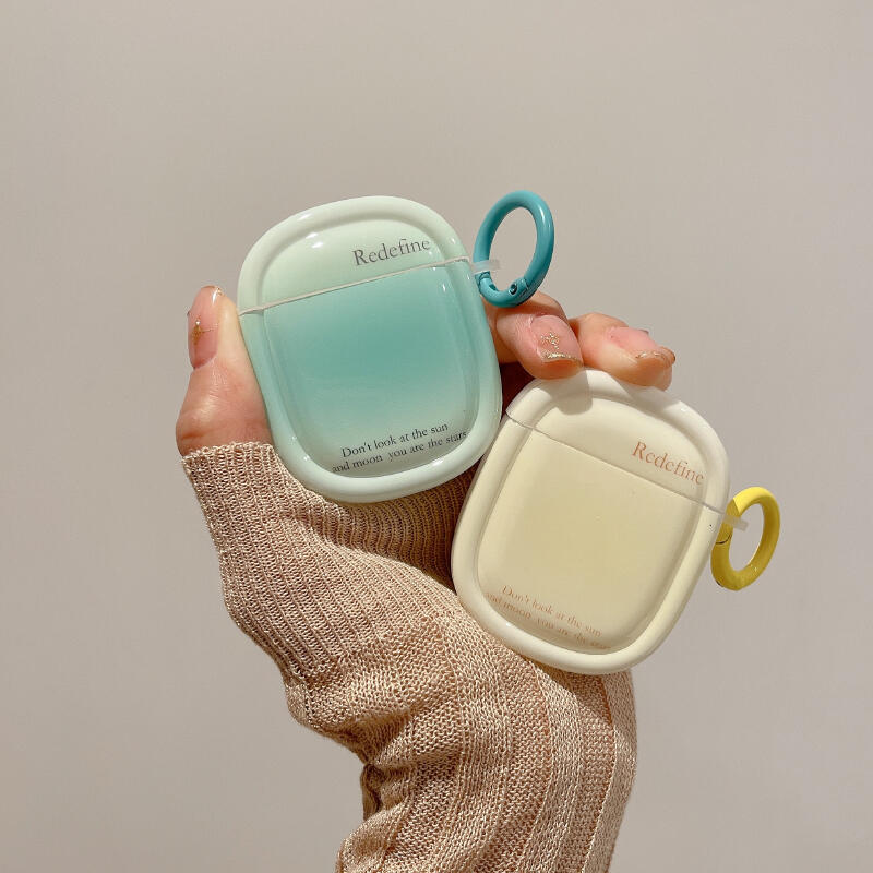 4color pastel gradation Airpods case