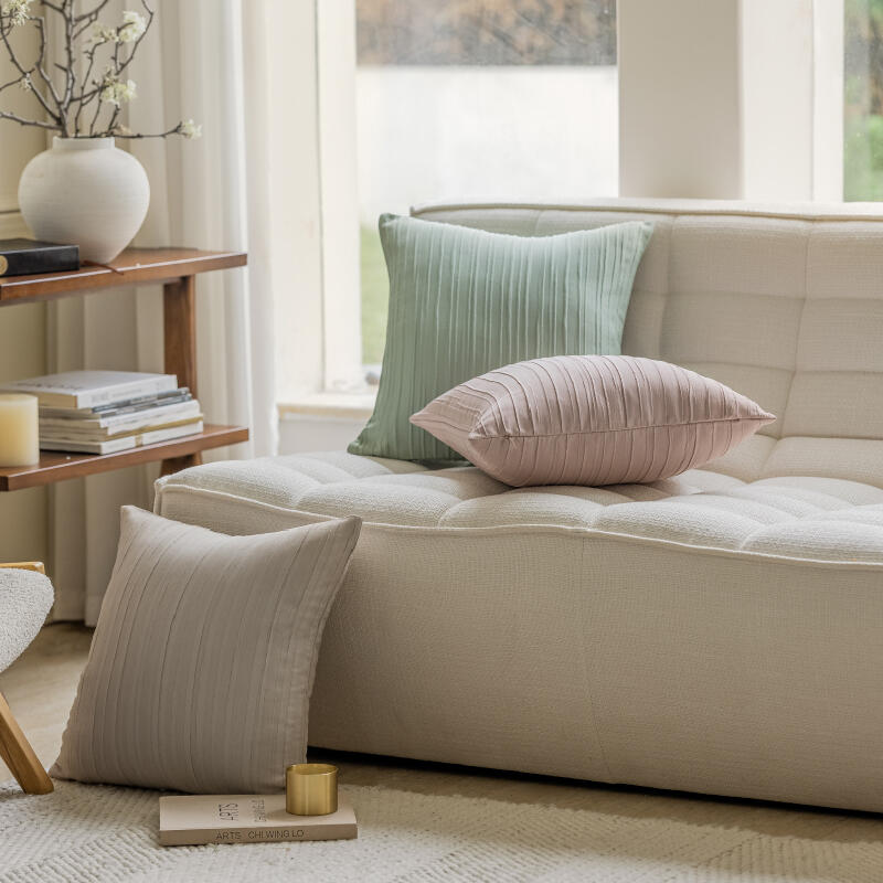 4color fresh ice color stripe cushion