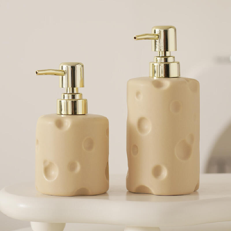 5color cheese soap bottle