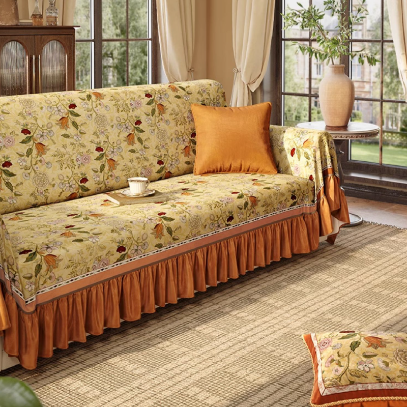 8design ethnic gorgeous flower sofa cover