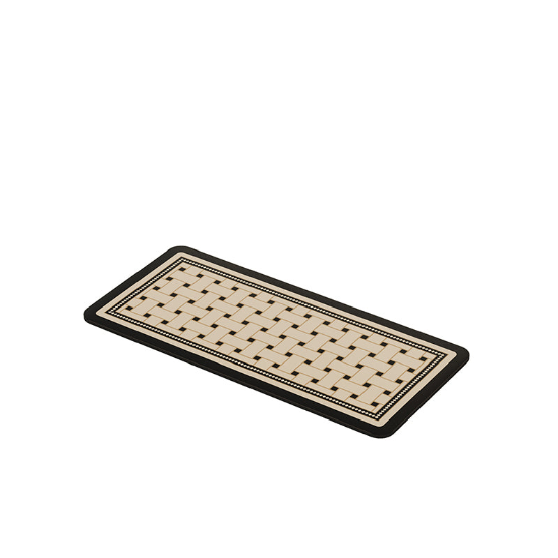 monotone modern coaster