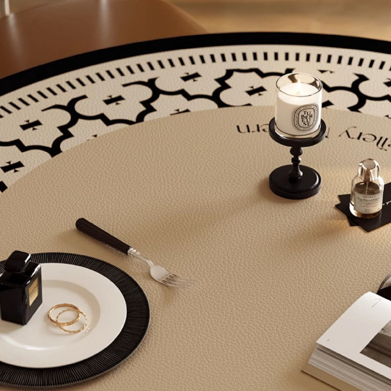 2design elegance modern round table mat