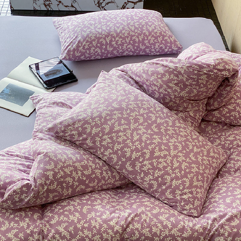 2design natural floral flower bedlinen set