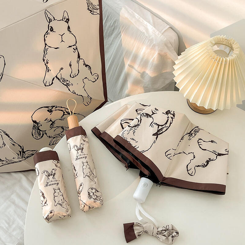 3type bunny pattern uv parasol