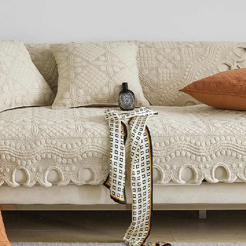 3color elegant jacquard sofa cover