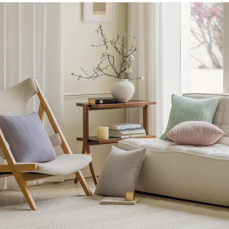 4color fresh ice color stripe cushion