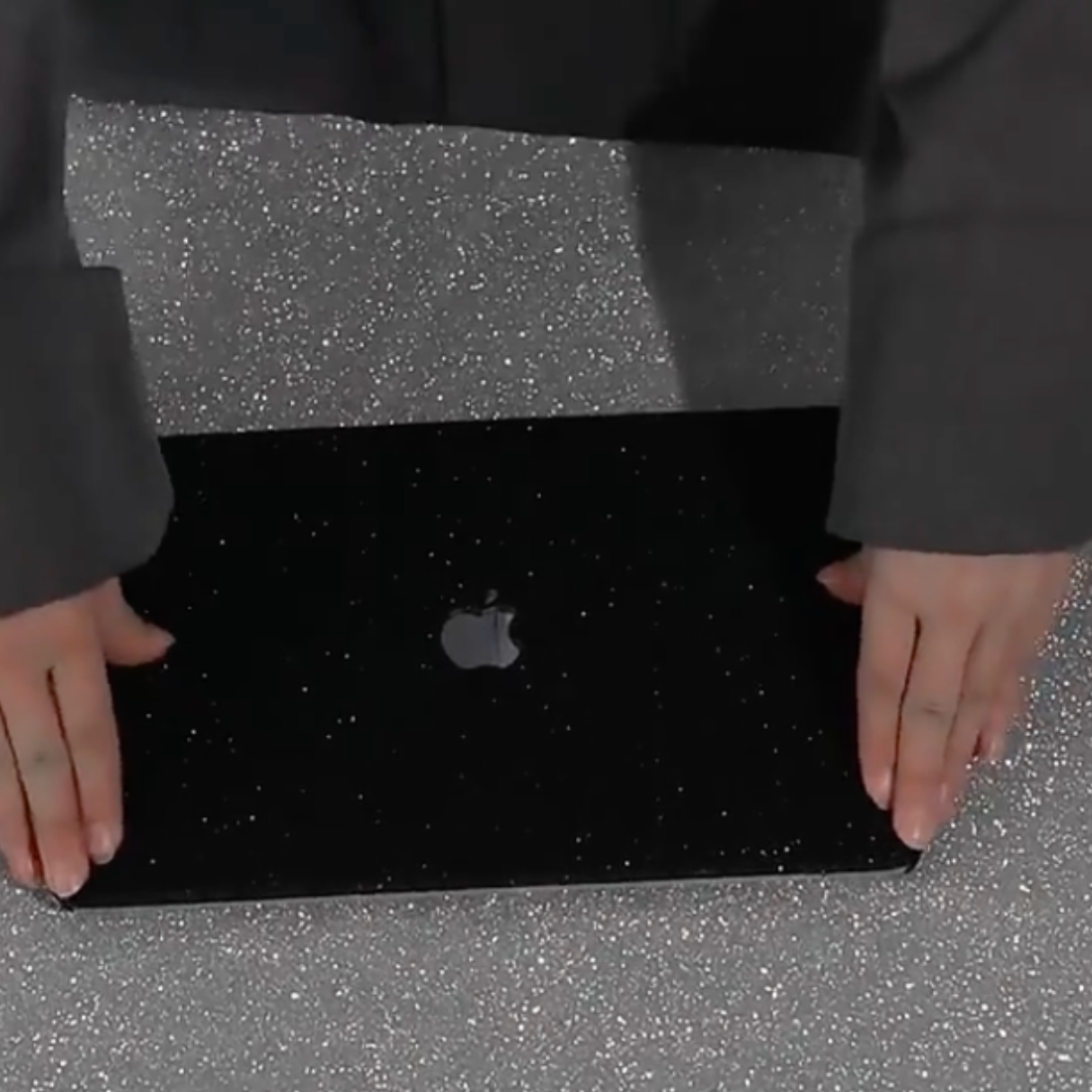 black galaxy mac book case