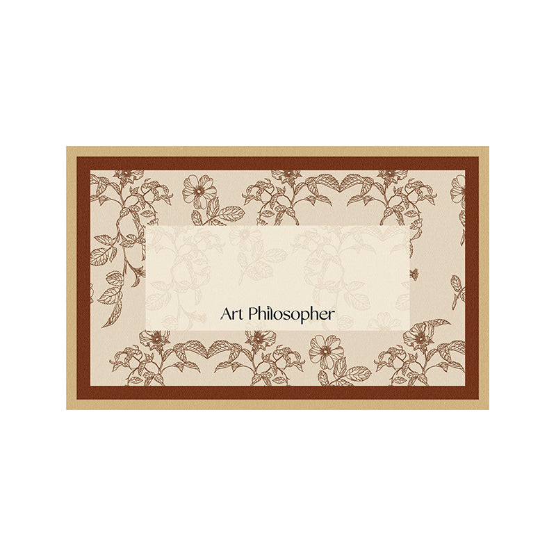 south french philosopher door mat