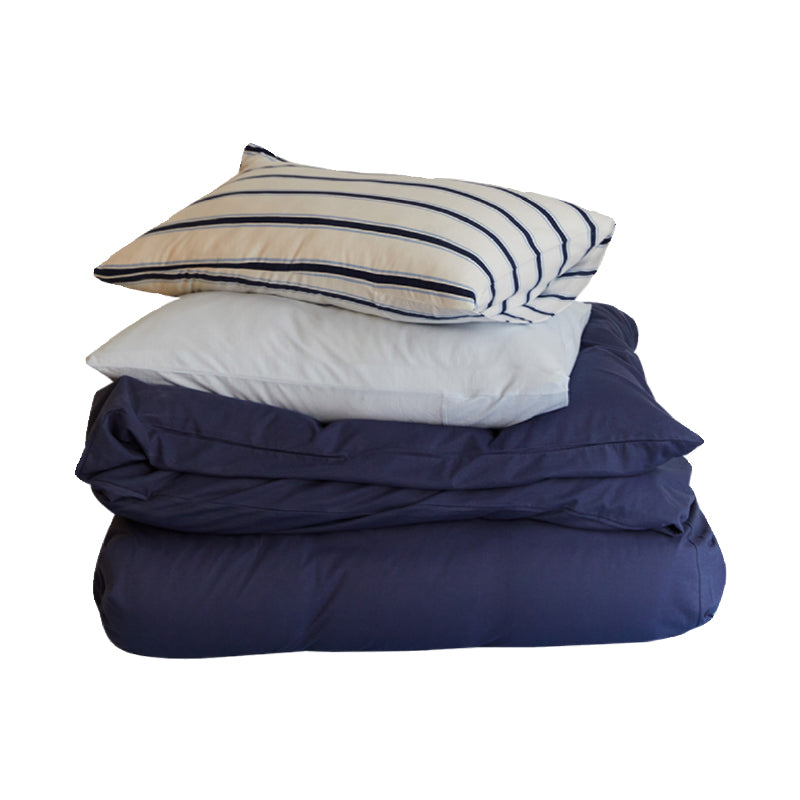 3design blue simple bedlinen set