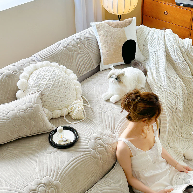 7color pastel quilting flower cushion