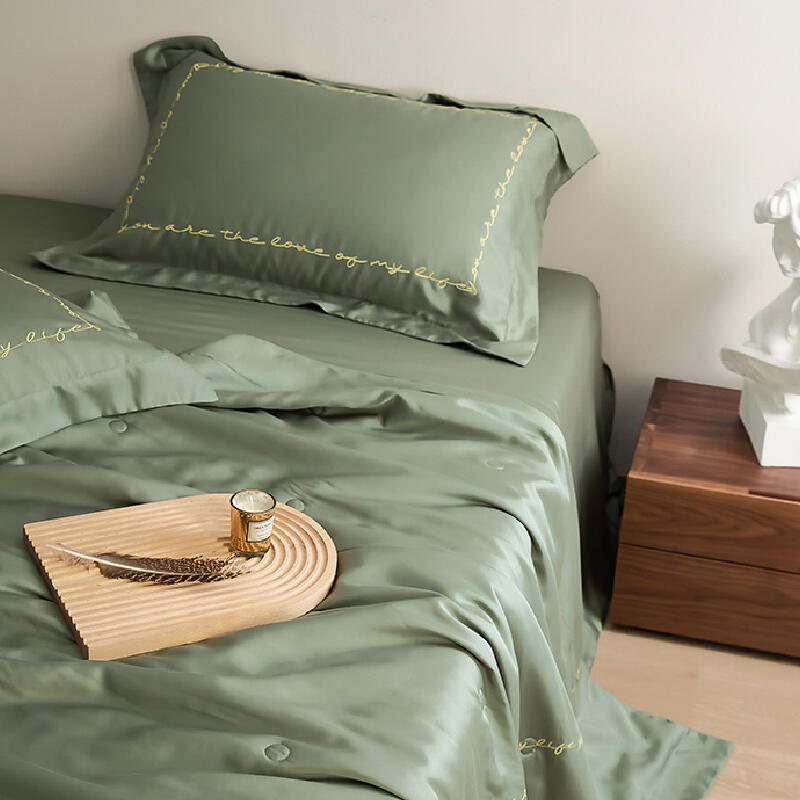 5color simple frill quilt & pillow sheets set