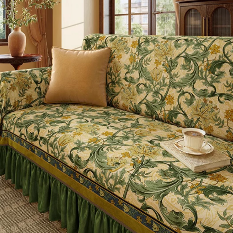 8design ethnic gorgeous flower sofa cover