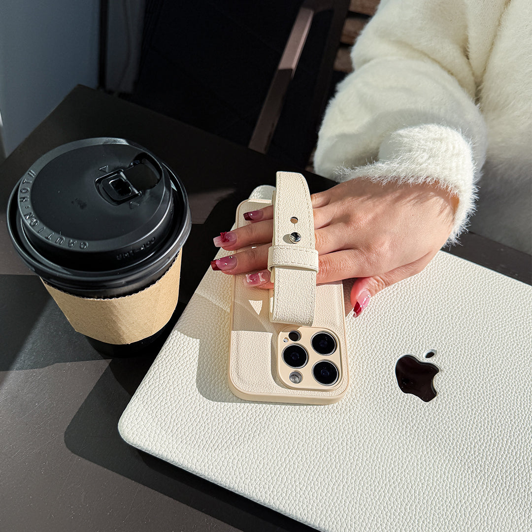 Classic Band Leather iphone Case