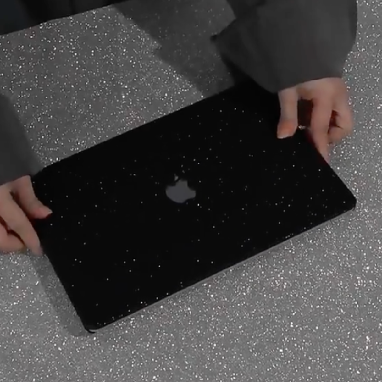 black galaxy mac book case