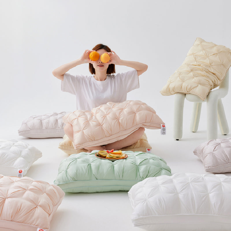 5color pastel cloud pillow