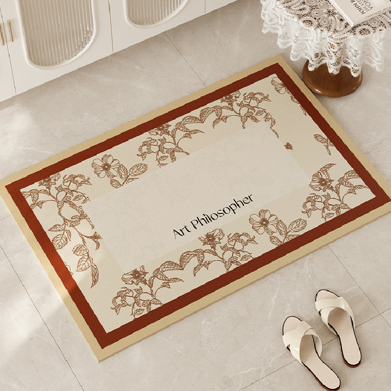 south french philosopher door mat