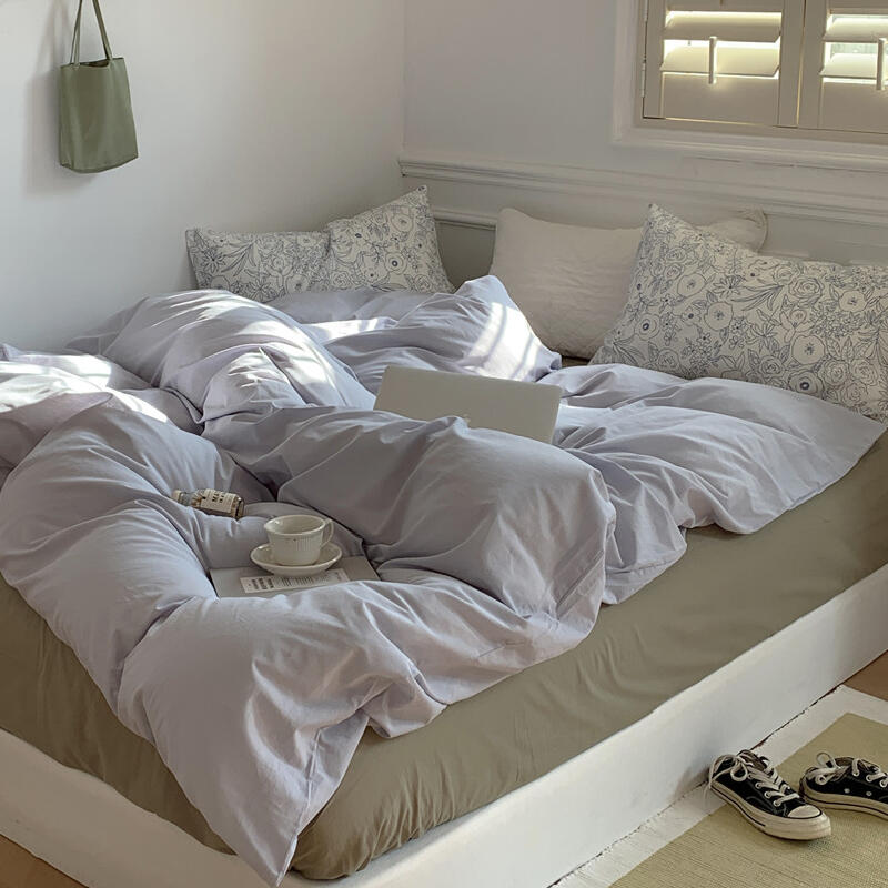 7design natural floral bedlinen set