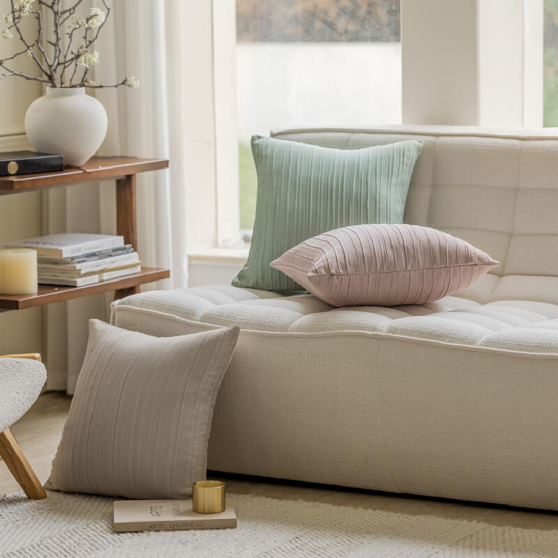 4color fresh ice color stripe cushion