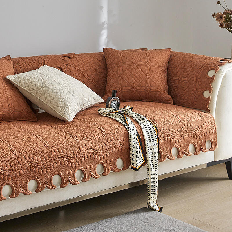 3color elegant jacquard sofa cover