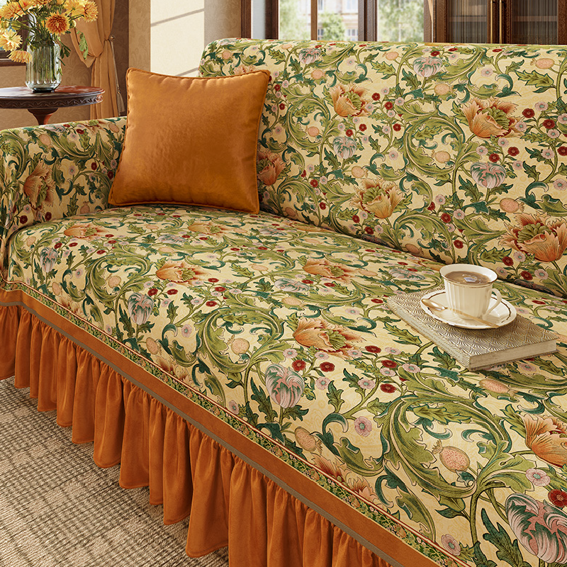 8design ethnic gorgeous flower sofa cover