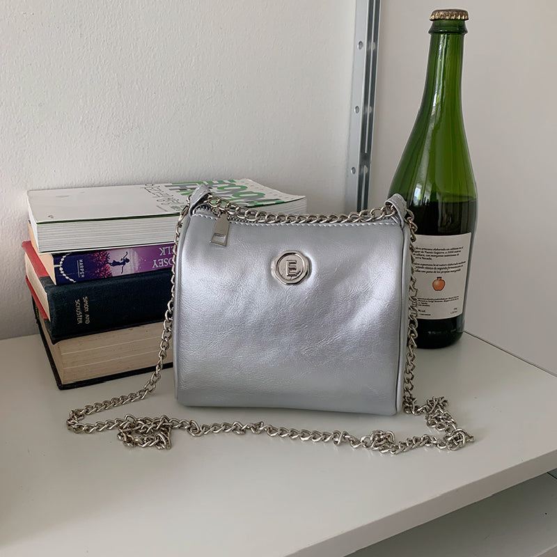 elegant compact shoulder bag