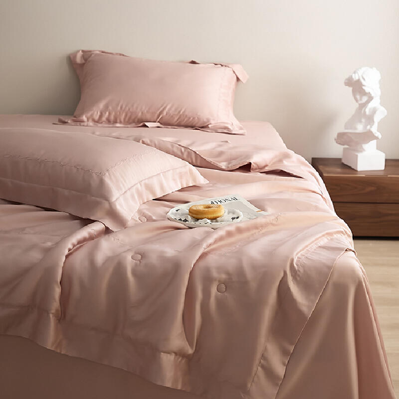5color simple frill quilt & pillow sheets set