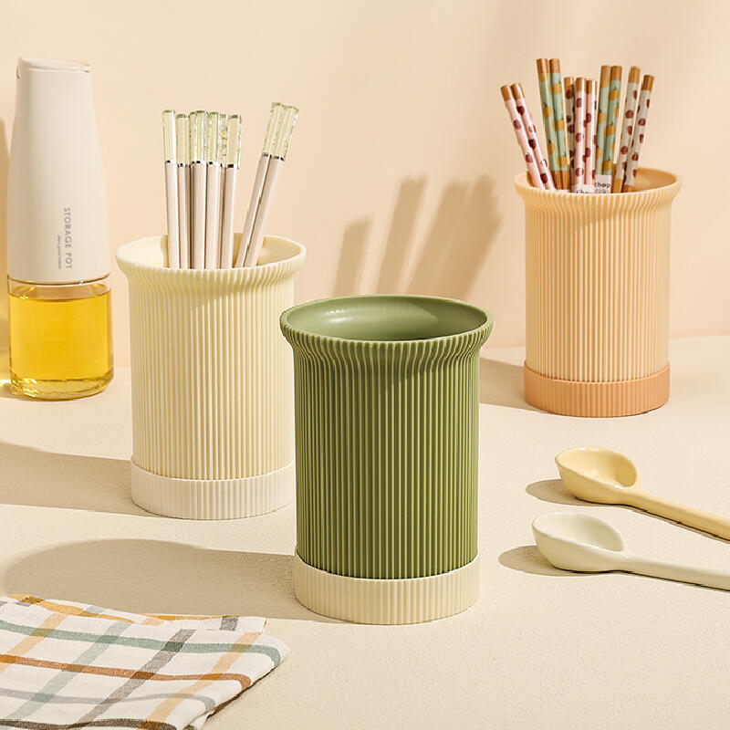 3color twotone natural cutlery stand drainer