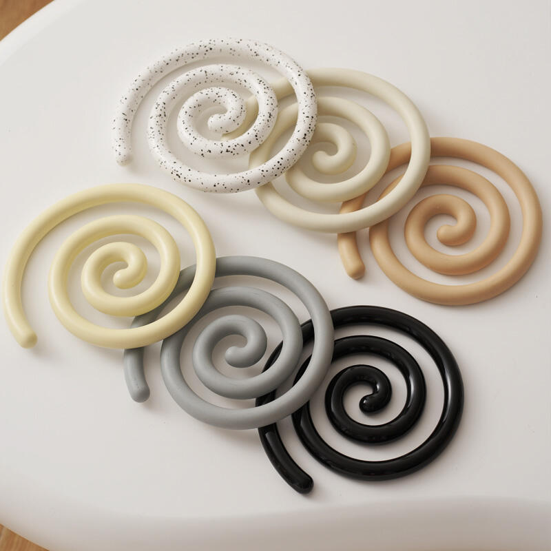6color modern swirl trivet