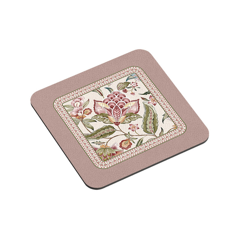 elegant flower bathroom coaster