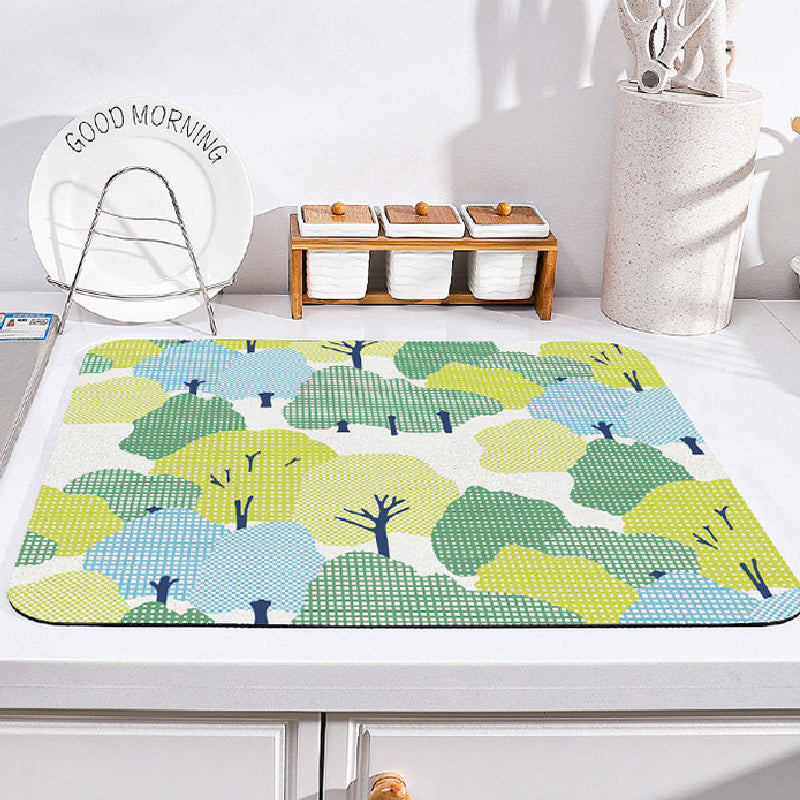 8design girly flower sink mat