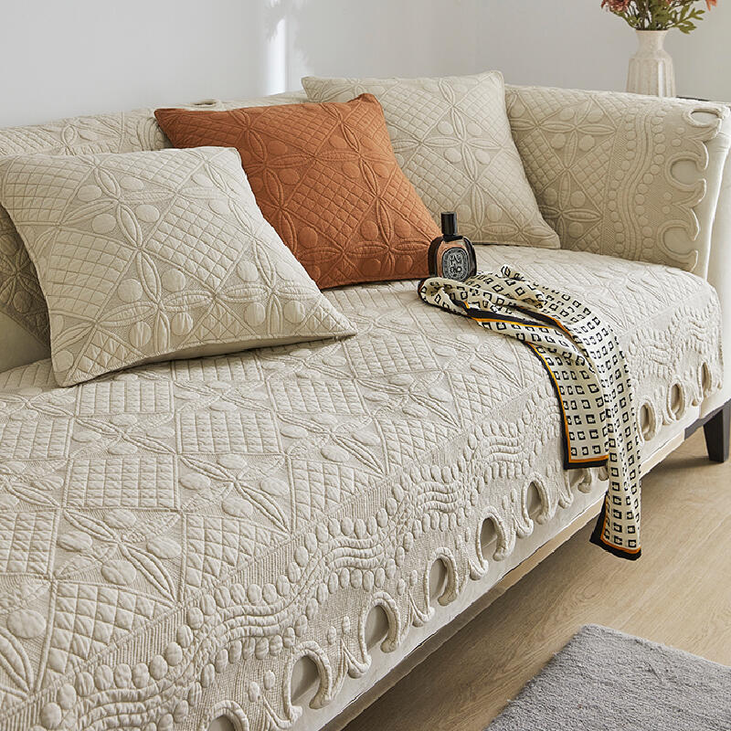 3color elegant jacquard sofa cover