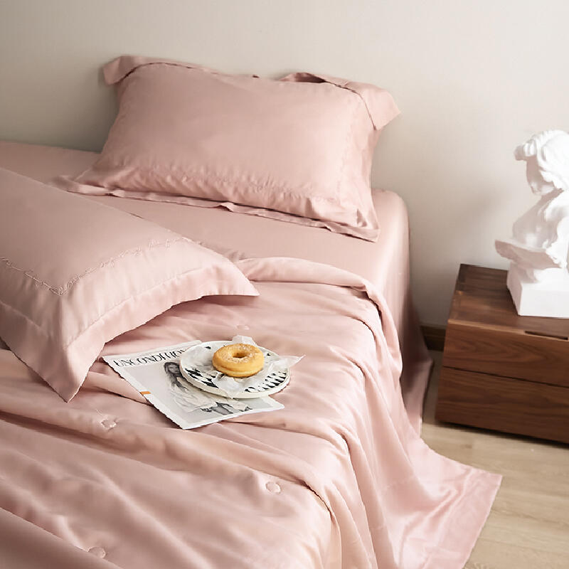 5color simple frill quilt & pillow sheets set