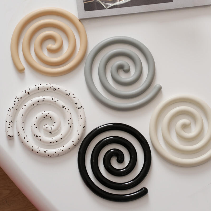 6color modern swirl trivet