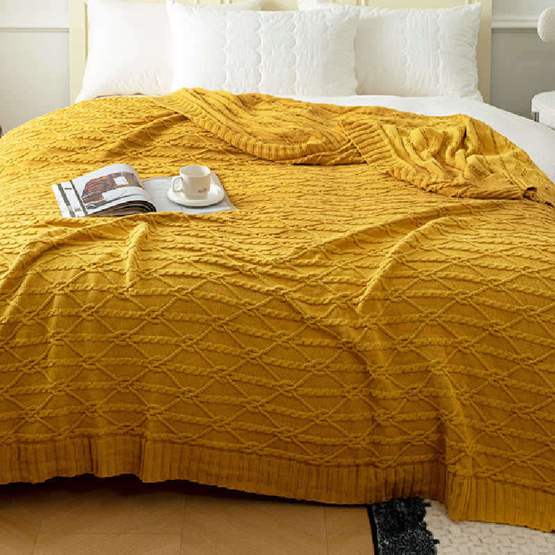 3color sweater design blanket