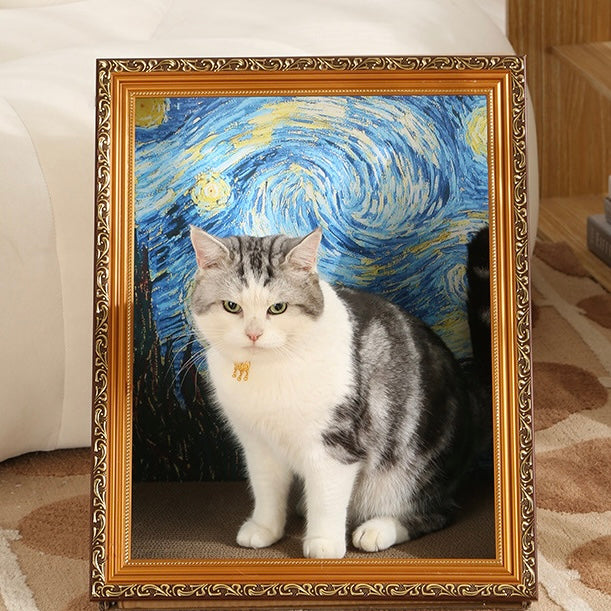 world art design cat scratcher (5design)