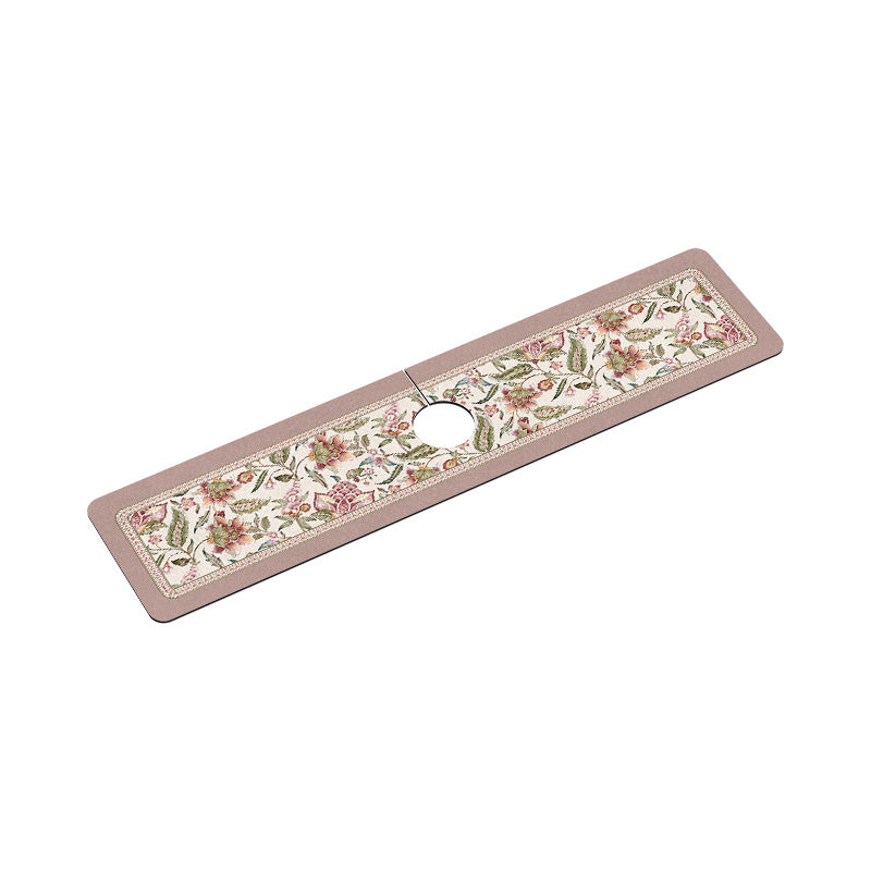 elegant flower bathroom coaster