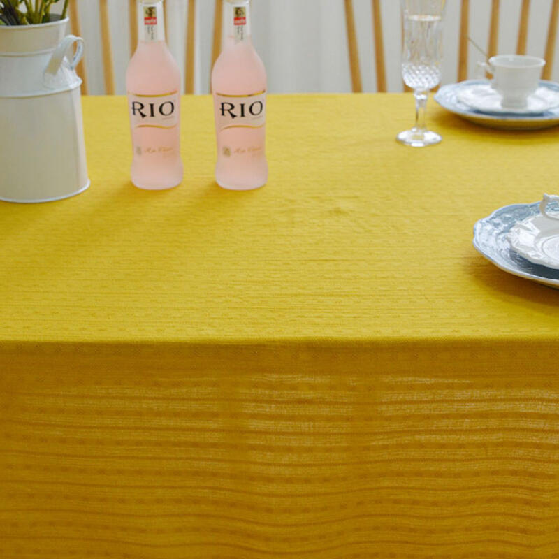 4color girly frill cotton table cloth