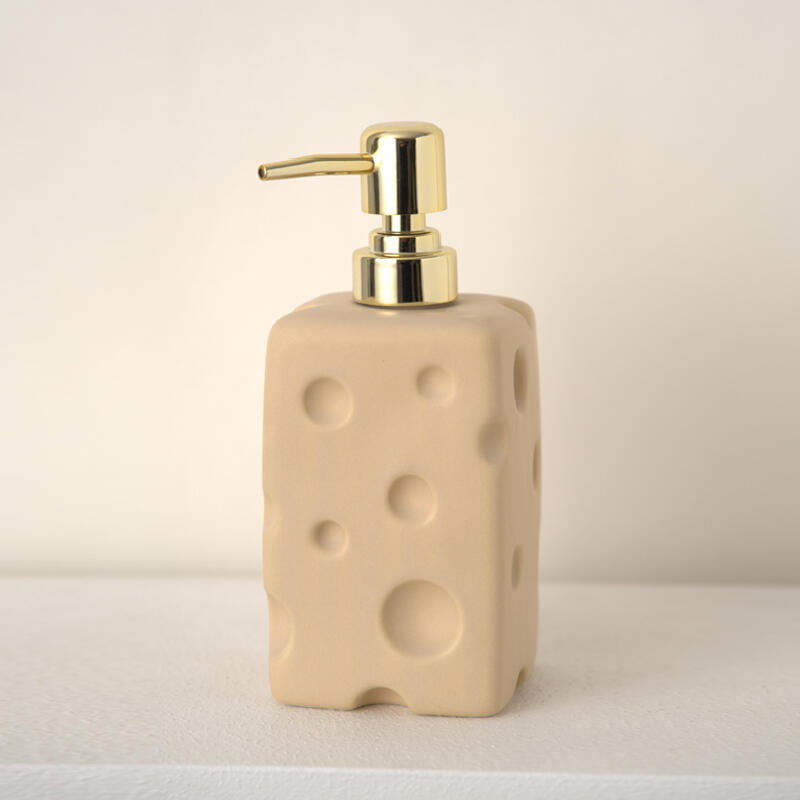 5color cheese soap bottle