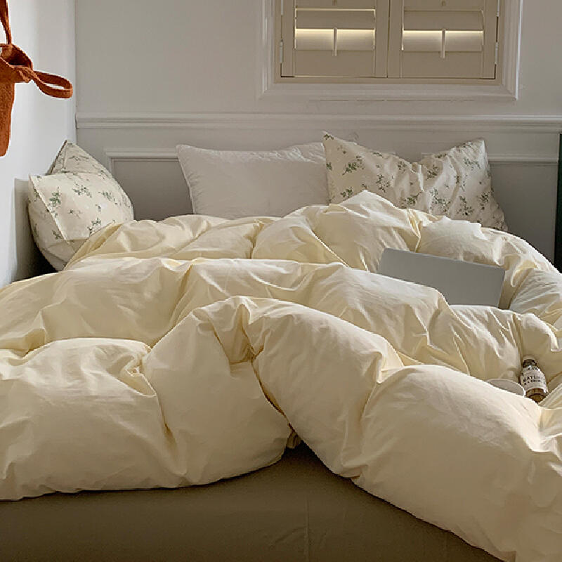 7design natural floral bedlinen set