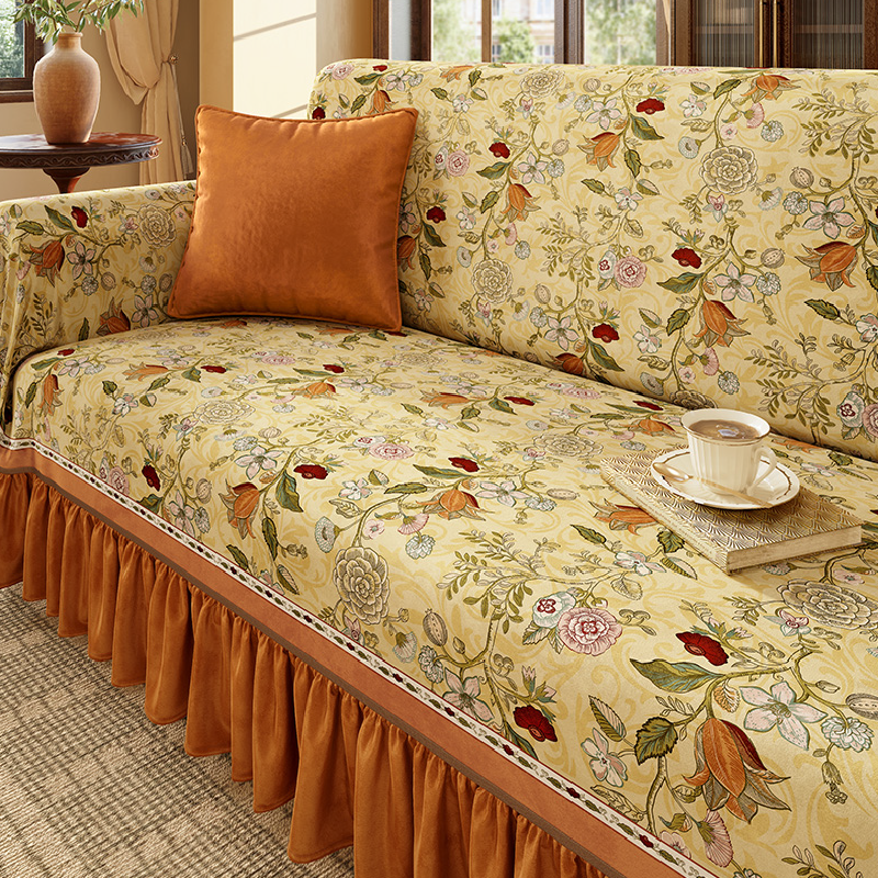 8design ethnic gorgeous flower sofa cover