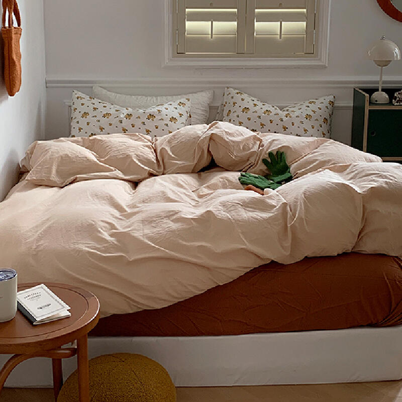7design natural floral bedlinen set