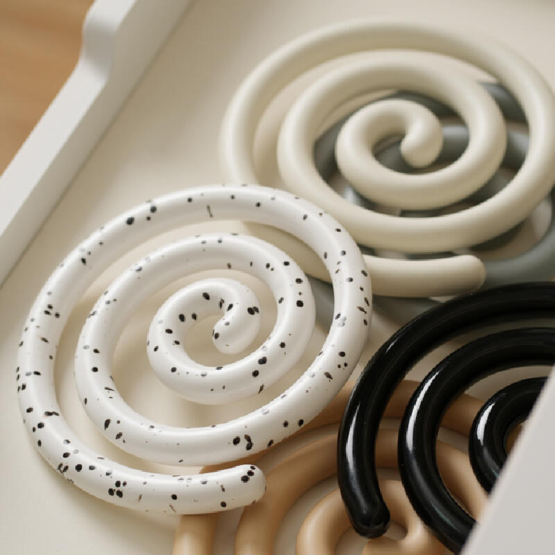 6color modern swirl trivet