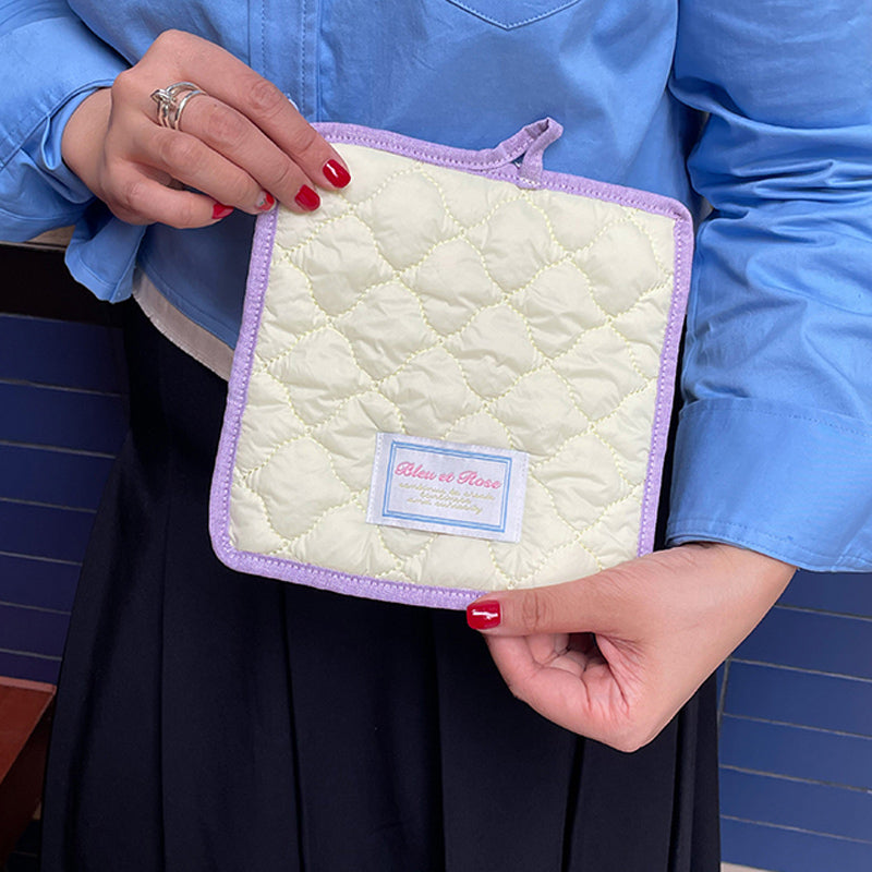 2color quilting coaster