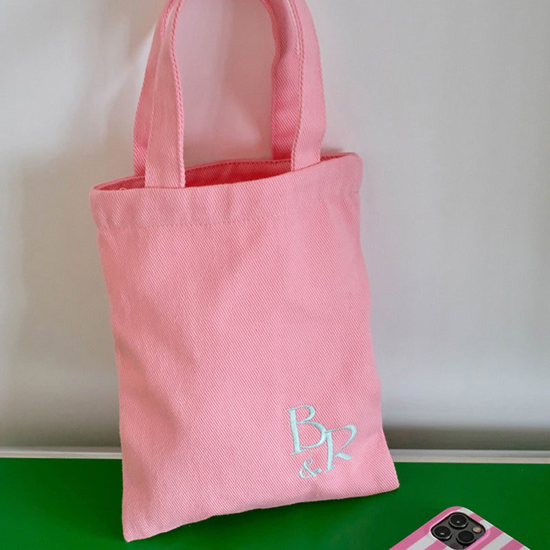 2design pink canvas mini bag