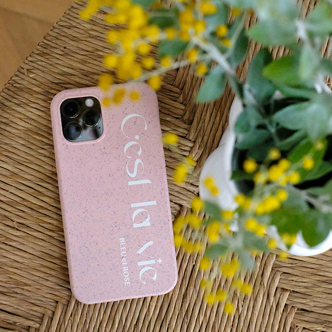 2color stone logo iPhone case