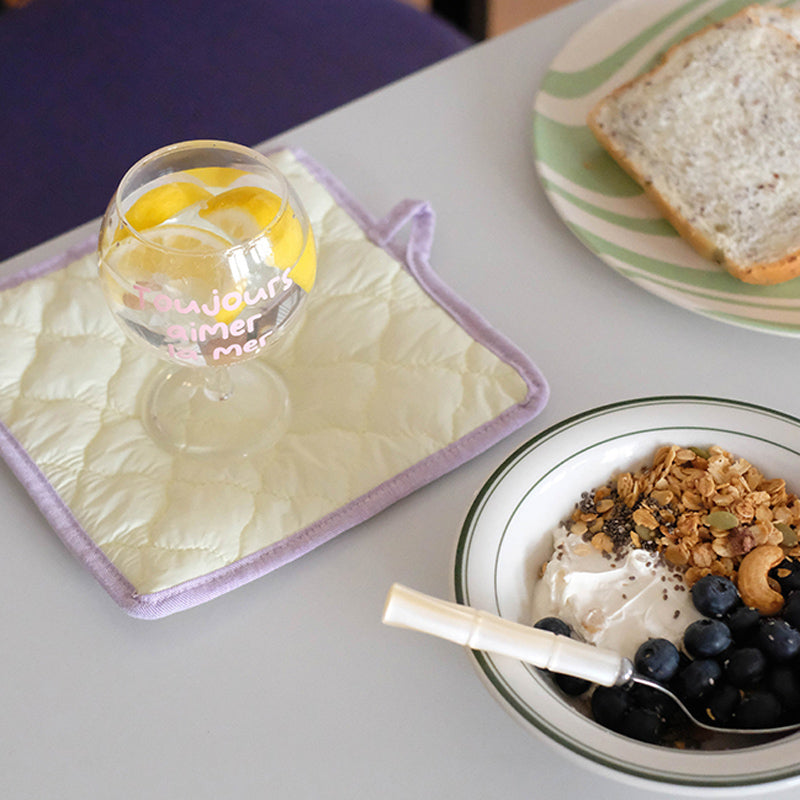 2color quilting coaster